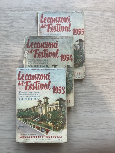 Lotto libretti canzoni - lotto, le
