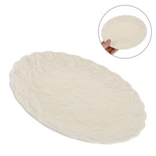  Piatto Piano Rosa Bianca Torta Piattini Dessert Vassoio Di Servizio Rotondo Da