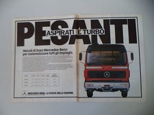 advertising Pubblicità 1985 VEICOLI AUTOCARRO MERCEDES BENZ 1938