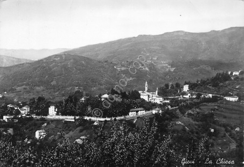 Cartolina giovi chiesa - giovi,