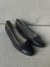 Scarpe ballerine vintage catena Chanel taglia 38