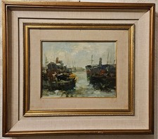 Ezelino Briante, Marina, Olio