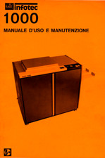 * KALLE infotec 1000 * MANUALE D'USO E MANUTENZIONE ( Periodo Anno 1979 )