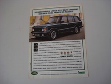 advertising Pubblicità 1993 RANGE ROVER LSE