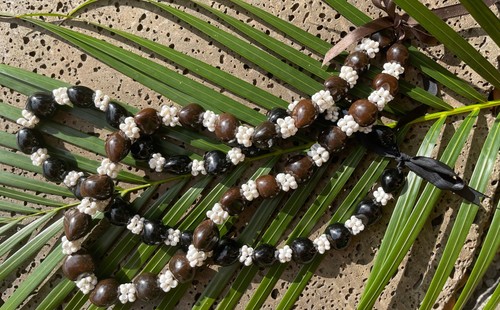 Collana lei hawaiana noci - hawaiana, di