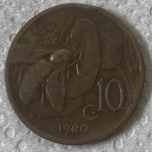 Moneta centesimi regno - moneta, 10