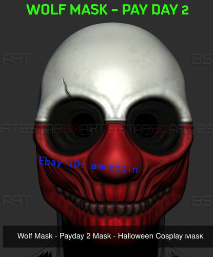 Maschera lupo payday - lupo-payday, 2