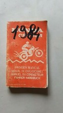 Honda CR 125 R Cross 1983-84 manuale uso manutenzione Originale owner's manual 
