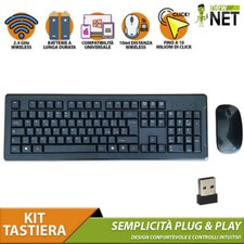 Kit Tastiera Mouse Wireless
