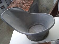 Rara Antica Vasca Da Bagno Semicupio Di Zinco Fine 800. 