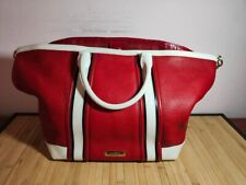 Borsa Tote Bag Burberry Pelle Vitello Rossa Donna Originale 100%
