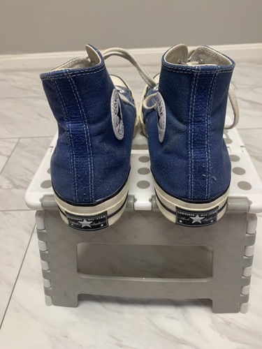 Top alto blu - , converse