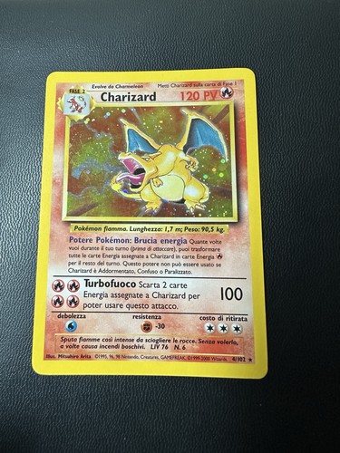 Charizard 102 holo base set - charizard,