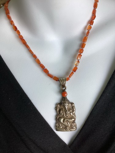 Ganesh ciondolo collana - ganesh, su