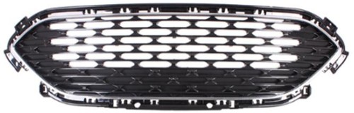 Griglia radiatore nera lucida - griglia,