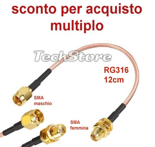 Cavo coassiale rg316 50ohm - cavo,