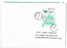 Acceleratore postale 1 Kg. n. 4 con timbro Prolunga scadenza 30/6/98 blu