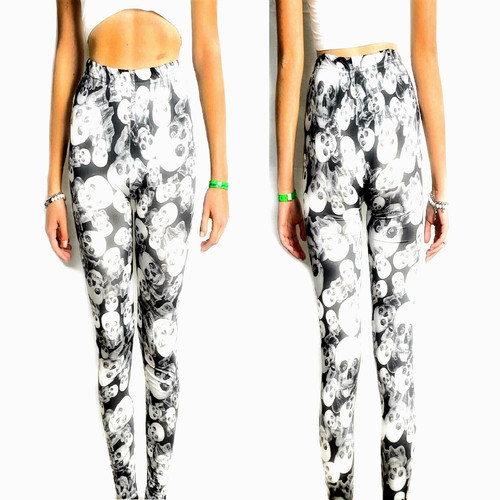 Leggings donna nero - leggings, da