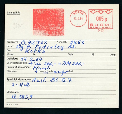 S2910 finlandia afs metro - finlandia,