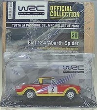 FIAT 124 ABARTH SPIDER WRC AUTO LEGGENDARIE DA RALLY 1:24 30' USCITA EDICOLA