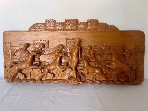 Quadro legno con rilievo - in,
