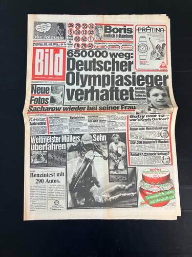 Quadro giornale del - del, 30.7.1985