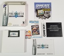 Final Fantasy I & II: Dawn of Souls (Nintendo Game Boy Advance GBA 2004) CIB