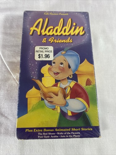 Aladdin friends vhs vcr - friends,