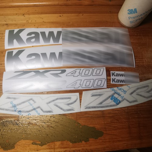 Zxr 400 blue model decal - zxr, set