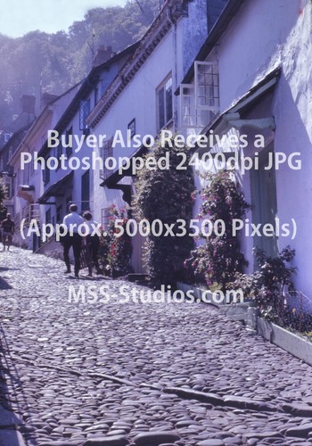 Clovelly street 1968 slide - clovelly,