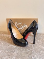 louboutin women shoes 37 Black