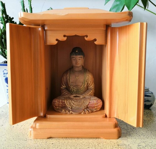 Altare buddista legno - in,