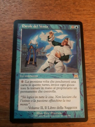 Parole del vento assalto carta - parole,