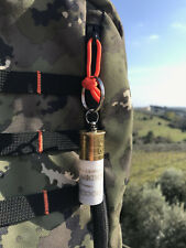 Portachiavi Cartuccia disattivata cal.12 fucile ARTIGIANALE. Golden Competition