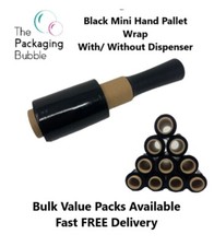 Pratico avvolgimento termoretraibile elasticizzato pallet mini pellicola e dispenser nero resistente