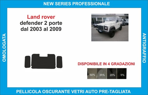 Pellicole oscuranti vetri land - pellicole,