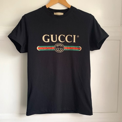 Shirt gucci logo invecchiato - logo,