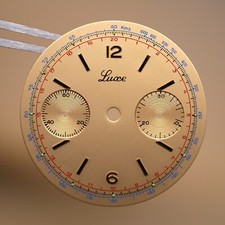 Cadran de montre Venus 188 - LUXE Ø31,60mm [NOS] (Watch dial)