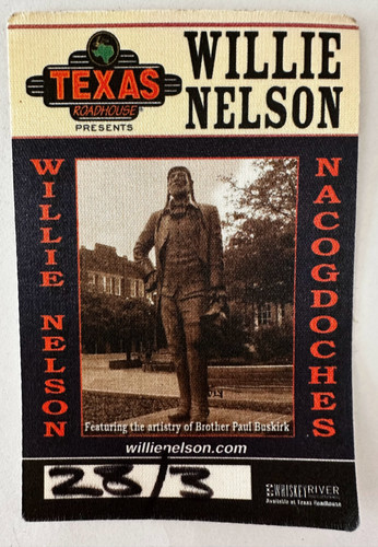 Willie nelson backstage pass - willie,