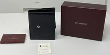 ZINO DAVIDOFF PORTAFOGLIO DONNA CON PORTAMONETE / CC PELLE LISCIA NERO 20203