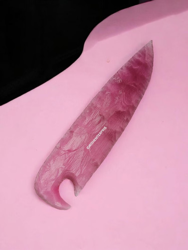 Punta freccia vetro rosa - punta, in