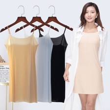 Donna Sottoveste Abito Camicia