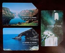 SCHEDE TELEFONICHE TELECOM LA NATURA CI CHIAMA FIORDI NORVEGESI MARMORE LOTTO 