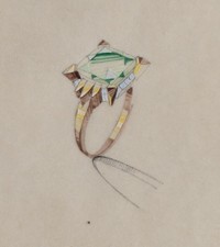 Anello Art Déco Fratelli