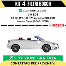 KIT BOSCH 4 Filtri tagliando