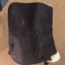 Werner Christ Lammfelle dressage nero con mezzo cuscino in pelle di pecora (HAP)