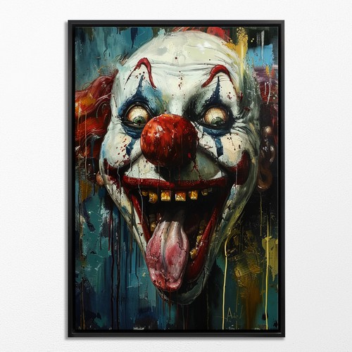 Clown spaventoso pop art - spaventoso,,