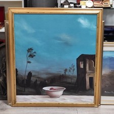 Quadro olio su tela Silvano