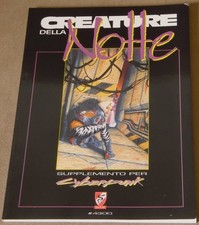 CYBERPUNK 2020 - CREATURE DELLA NOTTE - SUPPLEMENTO- NUOVO