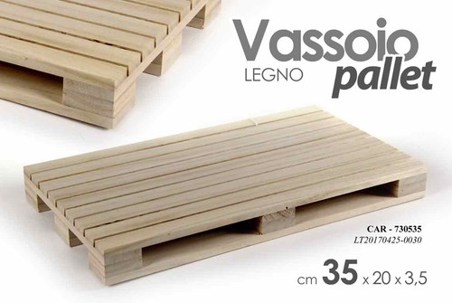 Vassoio pallet legno aperitivo